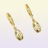 Nouvelle coquille de couleur or brillant Boucles d'oreilles de la personnalité de personnalité de la merde de la merde en forme de mode de mode Oreille d'oreille Boho Jewelry Gift 20191329250