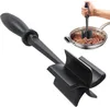 Köttfjäförverktyg 1PC Chopper Hamburger Premium värmebeständig Masher och Smasher för marken nötkött 231207