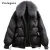 Women's Down Parka Casual Retro Long Sleeve Single Breasted Hooded 2023 Autumn Winter Black Outerwear Jacket Fashion Warm Solid Coat 231207