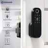 Smart Lock Tuya Fingerprint Door Lock Waterproof Outdoor Gate Bluetooth TT Lock Wifi Passcode IC Card Keyless Enter Electronic Lock 231206