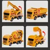 Electric RC Track Engineering Vehicle Toys Plastic Construction Excavator Tractor Dump Fire Truck Bulldozer Modeller Kids Mini Gifts 231207