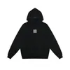 FOG co-branded three-bar three-dimensional silicone letter autumn and winter fashion brand loose fleece hooded sweatshirt