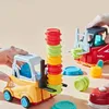 Cups Dishes Utensils Crazy Forklift Educational Toys Training Ability Respond Interactive Games Suit Early Parent Child Matching Toy 231207