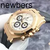 Herren Audemar Pigue Uhr Apf Factory Swiss Royal Oak Audpi Herren mechanische Armbanduhr Epic Series 26022 oder seltene Panda-Platte 18 Karat Roségold 39 mm mechanisch WNMYSD1