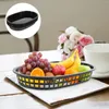 Наборы столовой посуды, 6 шт., держатель для фруктов, миска, корзина, кухонный лоток для хранения овощей на столешнице