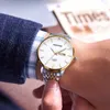 orologi di design orologi live streaming vendita calda falsi orologi meccanici orologi alla moda da uomo doppio calendario in acciaio inossidabile con luminoso impermeabile