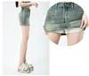 Röcke Sommer Mode Casual Baumwolle Stretch Marke Junge Weibliche Mädchen Studenten Gefüttert Denim Rock