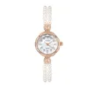 Montres-bracelets blanc perle Bracelet femmes montre à Quartz mode élégante dames montre-Bracelet femme horloges Relogios Feminino cadeau