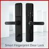 SMART LOCK SMART FINGERPRINT Elektroniskt dörrlås med biometriskt fingeravtryck / IC -kort / lösenord / Key Unlock / USB Emergency Charge 231206