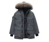 Designer Parka Top Quality Canadá G01 Chilliwack G08 Expedição Mens Casacos Mulheres Jaqueta Pato Branco Down Jackets Lobo Real Fur Parkas Lady