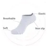 Men's Socks Summer Low Cut Sport Solid Color Black White Breathable Ankle Casual Non Slip Short Tube