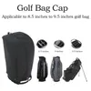 Golf Bags Golf Bag Cap universal Hat Cover Adjustable snap fastener pu leather material 231207