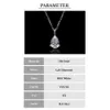 Hailer Loose Lab Grown Diamonds Pear Shape D Color 0.52Ct Vvs With Certificate Gold Women Pendant Necklace