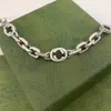 Högkvalitativ 925 Sterling Silver Chain Armband Classic Style har frimärkesdesigner armband Män och kvinnorälskare Giftsmycken 16.18.20.22cm Valfritt med originalbox