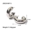 Stud Earrings Stainless Steel C-shaped Big Selling Metal Smooth Face For Women With High Quality Waterproof Temperament