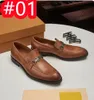 40 Style Ew Monk Shoes Men Slip-On Round Toe Daily Business Designer Dress Shoes Bekväma slitbeständiga enstaka skor Storlek 38-46