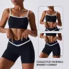 Lu Lu Yoga Outfit Color Splicing Top Fitness Female Sport Align Lemons Bras For Women Push Up High Quality Workout Underwear Sport Align Lemonswear Gym Gym