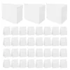 Cadeau cadeau 100 pcs bijoux cartes d'affichage bijoux carton collier oreille goujons support boucle d'oreille blanc stockage