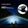 Luces de bicicleta Luz de bicicleta T6 LED frontal USB recargable MTB Lámpara de montaña 1000LM Linterna Linterna Ciclismo Scooter Tail 231206