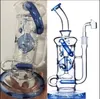 BIG Recycler Bong Smoke Pipe Hookahs Thick Glass Water bongs heady Rigs Dabber Chicha with 14mm banger 11.3inchs Tall