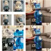 Filmspel nyaste 400% 28 cm 0,6 kg chomper bearbrick PVC Bluetooth Fashion Bear Figures Toy for Collectors Art Work Model Decorati DHG5T