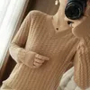 Kadın Sweaters Çeken D'Otomne ve D'Hiver Tricots Feminins Çeken Adt Vetements D'Exterieur Nouvelle Grande Taille A Manches Longues 231205