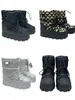 Après-Ski-Stiefel aus Nylon-Gabardine, Schwarz 1U007N, Obermaterial mit Kordelzug, herausnehmbares, gepolstertes Florfutter, emaillierte Triangel-Stiefel aus Metall, Designer-Skistiefel mit Gummisohle3