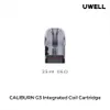 オリジナルのUwell Caliburn G3 Integrated Coil Cartridge 2.5ml Side 2ml 1.2OHM/0.6OHM/0.9OHM Caliburn G3 Pod Kit Vaporizer E-Cigarette 4PCS/PACK