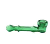 Pipas para fumar Producto creativo de vidrio de borosilicato alto verde esmeralda azul para entrega de gotas de hierba seca Home Garden Househol Dhrtf