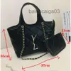 Designer CC Channell Bolsa Yls Bolsa Praia Crossbody A Tote Ombro Yl Bolsa Luxo Moda Homem Mulher Novo Preto Branco Couro Mensageiro Maquiagem Viagem Ys Yslbag