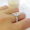 Bague de mariage Halo personnalisée, personnalisation d'usine professionnelle 10k 14k 18k, bagues de fiançailles Moissanite D/vvs1