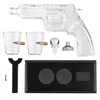 Bar Tools Whiskey Decanter Sets Unique Gifts for Men 8 5 OZ Pistol Shaped Cool Liquor Dispenser with Glasses Home Drinking Party 231206