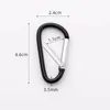 CARABINERS 10st D Shape Color Carabiners Aluminium Alloy Carabiner Spring Hook Outdoor Ryggsäck Camping Hooks Keychain Climbing Tools 231206