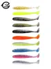 Baits Lures QXO 10pcsLot 7cm 10cm 13cm Soft Worm Silicone Bait Sea Fish Pva Swimbait Wobblers Goods For Fishing Artificial Tackle 231207