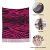 Scarves Womens Tassel Scarf Gothic Pink Zebra Stripes Long Winter Fall Shawl Wrap Gifts Cashmere