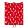 Decken Weihnachtsbaumdecke Mikrofaser Superweicher Überwurf für Bett Tagesdecke Sofa Dekorativ Camping Picknick Winter Warm 231207