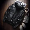 Jaquetas masculinas 2023 inverno quente mais lã faux pele casual homens jaqueta com capuz grosso boutique elegante masculino casacos finos 231207