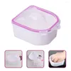 Nail Gel 2 Pcs Manicure Hand Soak Bowl Tool Tray Acrylic Remover Supplies Tools Use Abs