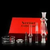 Kits de collecteurs DHL gratuits avec 10mm 14mm Joint Titanium Nail Mini plate-forme pétrolière Nector Collector Petits tuyaux de bong en verre Dab Rigs Straw LL