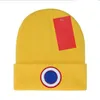 Diseñador Invierno Gorro de punto Gorro de lana Hombres Mujeres Punto grueso Grueso Cálido Piel sintética Pom Gorros Sombreros Gorro femenino Gorros 22 colores B-5