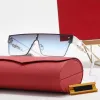 Designerskie okulary ramy dla męskich okularów przeciwsłonecznych Sprzedawca Ramka Czarna niebieska złote ozdobne ozdobne autlet Panther carti luksus vintag