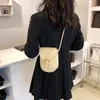 Avondtassen Trend Damestas Groen Zacht Leer Mini Crossbody Luxe Textuur Mobiele Telefoon Portemonnee Dame Veelzijdige Schouder Bolso Mujer