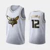 Charlotte''Hornets''Men Cody Zeller Marvin Williams Cody Martin P.J. Washington''White Custom Golden Edition Jersey