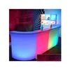 Mobilier commercial comptoir de bar LED lumineux étanche rechargeable Rundbar Bartresen couleur changeante Club serveur barres Disco Party Al Dhayh