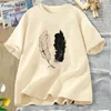 Vrouwen T-shirts Goede Omens Het Slechte En Shirt Grappige Retro Grafische Tee Film T-shirt Harajuku Vrouwen Katoen Korte mouw Kleding