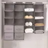 Pudełka do przechowywania garderoby wisząca torba składana szafka na szufladę szuflady