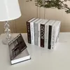 Decorative Objects Figurines Nordic Indoor Openable Fake Books for Decoration Coffee Table Storage Box el Model Room Home Decor Libros Decorativos 231207