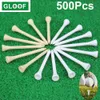 Tés de golf 500 pièces t-shirts de Golf en bois remplacement gamme de conduite frapper entraîneur Club accessoires t-shirts de Golf porte-balle 231204