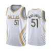 Dallas''Mavericks''Heren Tyrell Terry Luka Doncic Kristaps Porzingis Josh Green White''City''Edition''Goud zilver Jersey