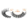 Faux Cils En Vison Avec Tige Transparente, Cils En Bande Russe Fluffy Aspect Naturel Vaporeux 13mm Faux Cils Courts Invisibles Faux Cils 3D (7 Paires)